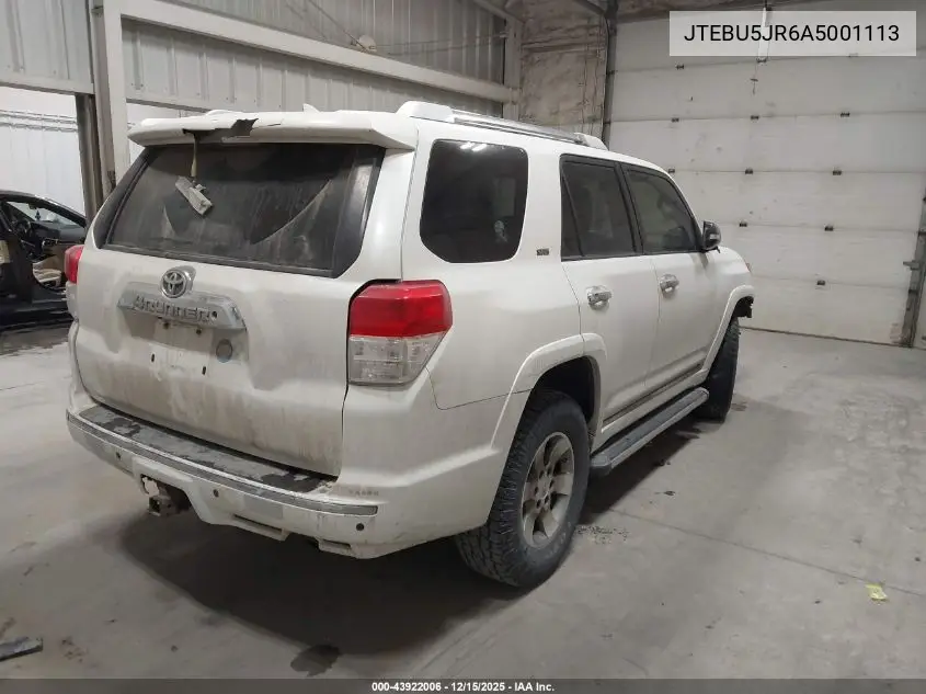 JTEBU5JR6A5001113 2010 Toyota 4Runner Sr5 V6