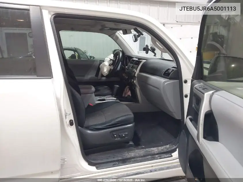 JTEBU5JR6A5001113 2010 Toyota 4Runner Sr5 V6
