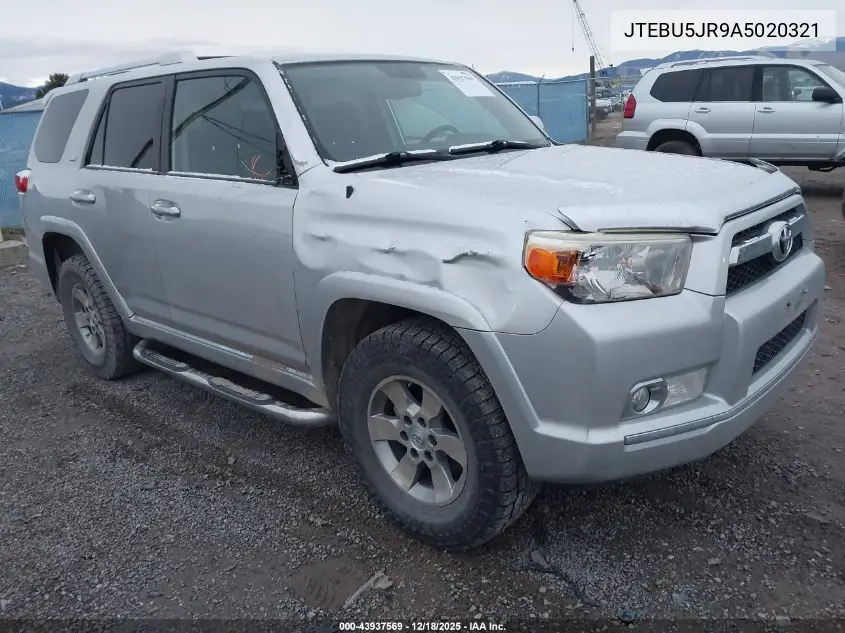 JTEBU5JR9A5020321 2010 Toyota 4Runner Sr5 V6