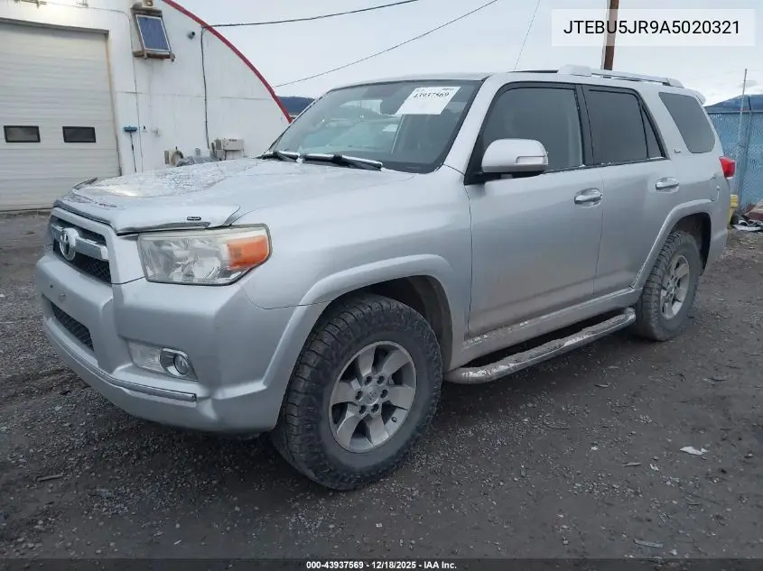 JTEBU5JR9A5020321 2010 Toyota 4Runner Sr5 V6
