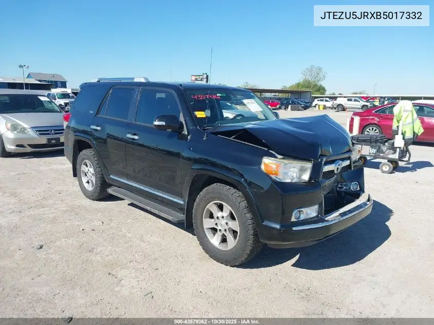 JTEZU5JRXB5017332 2011 Toyota 4Runner Sr5 V6