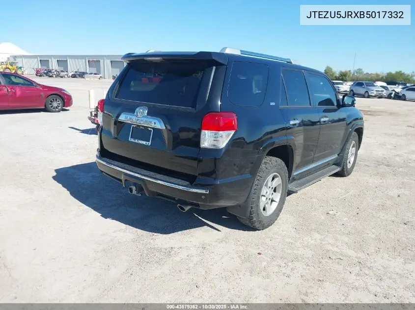 JTEZU5JRXB5017332 2011 Toyota 4Runner Sr5 V6