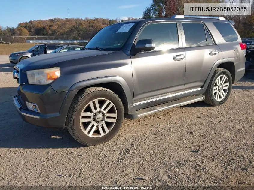 JTEBU5JR7B5052055 2011 Toyota 4Runner Limited V6