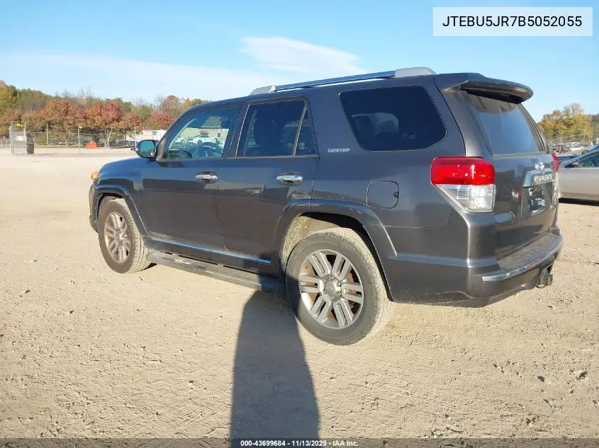 JTEBU5JR7B5052055 2011 Toyota 4Runner Limited V6