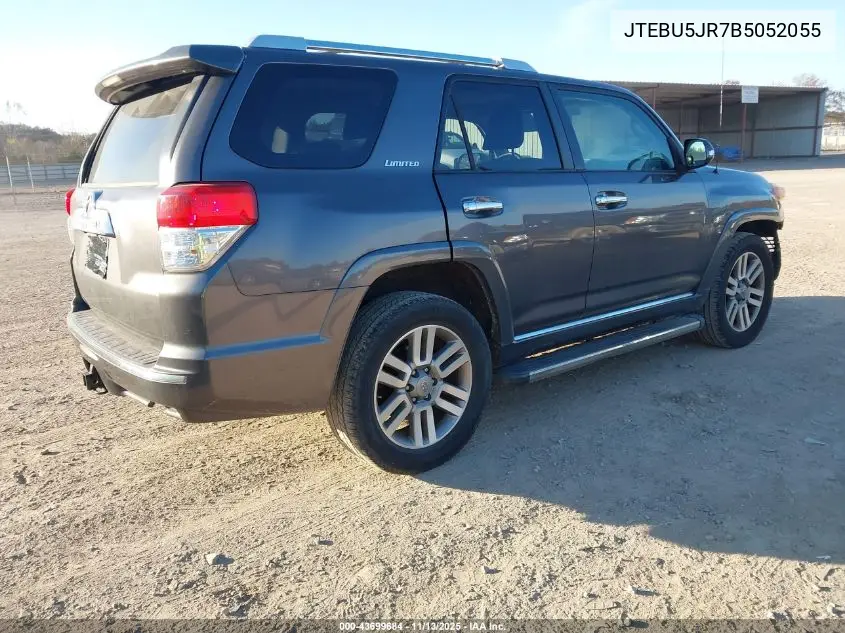 JTEBU5JR7B5052055 2011 Toyota 4Runner Limited V6