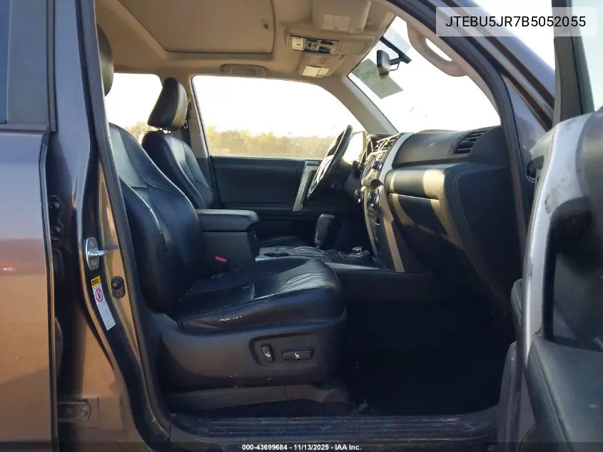 JTEBU5JR7B5052055 2011 Toyota 4Runner Limited V6