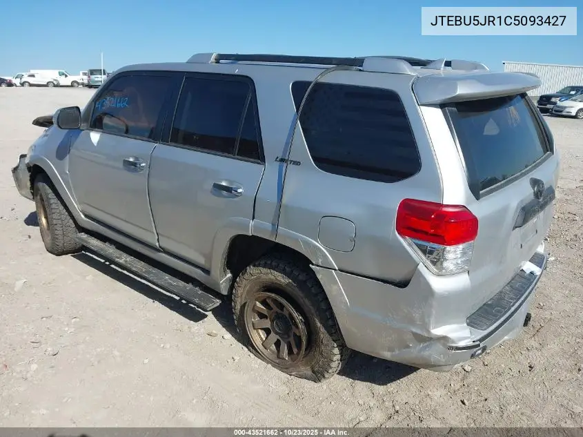 JTEBU5JR1C5093427 2012 Toyota 4Runner Limited