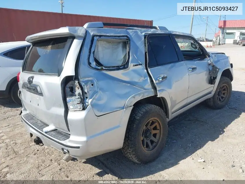 JTEBU5JR1C5093427 2012 Toyota 4Runner Limited