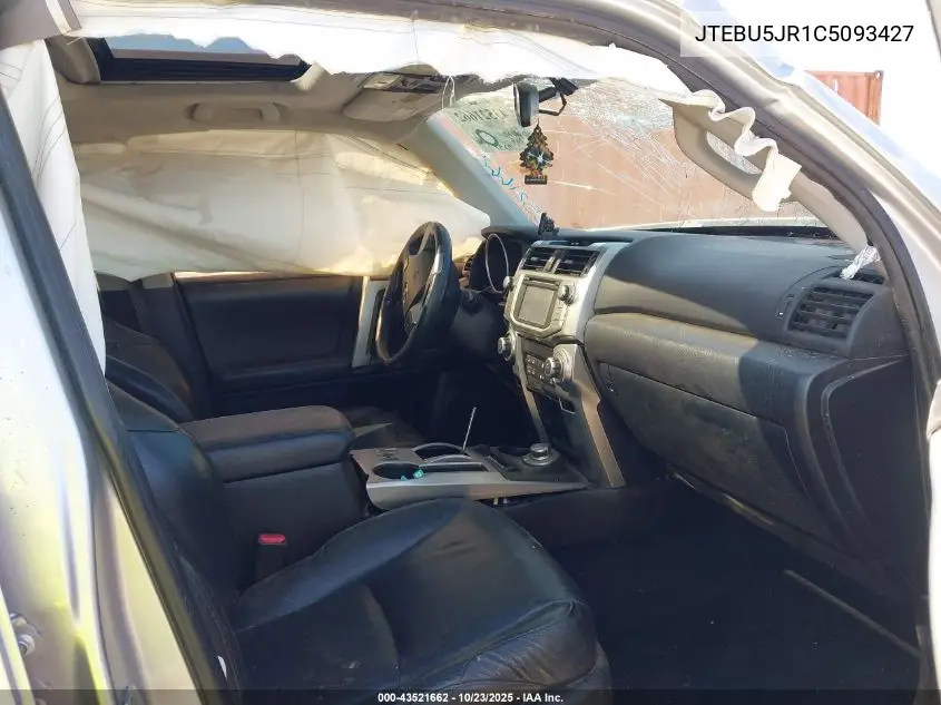 JTEBU5JR1C5093427 2012 Toyota 4Runner Limited