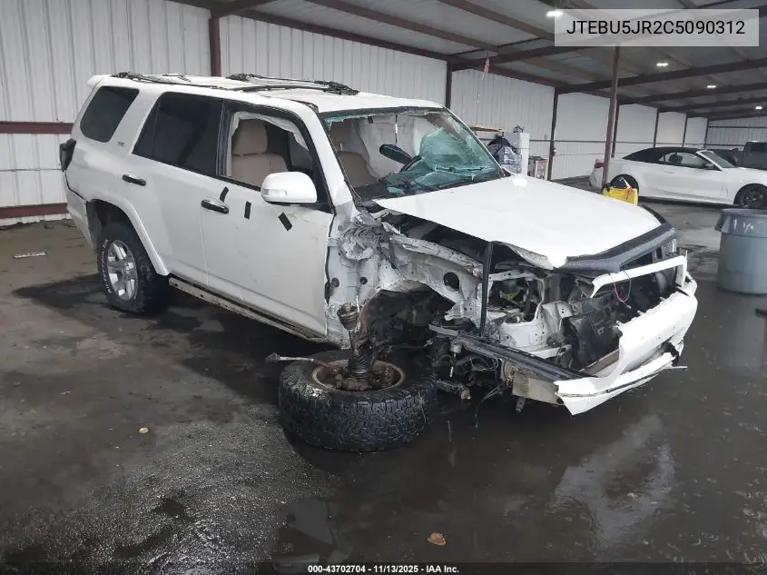 JTEBU5JR2C5090312 2012 Toyota 4Runner Sr5