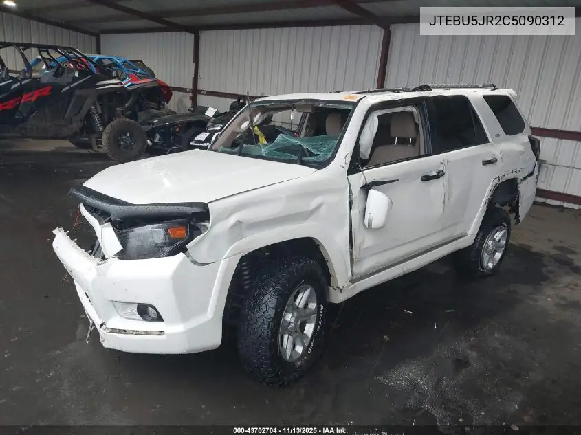 JTEBU5JR2C5090312 2012 Toyota 4Runner Sr5