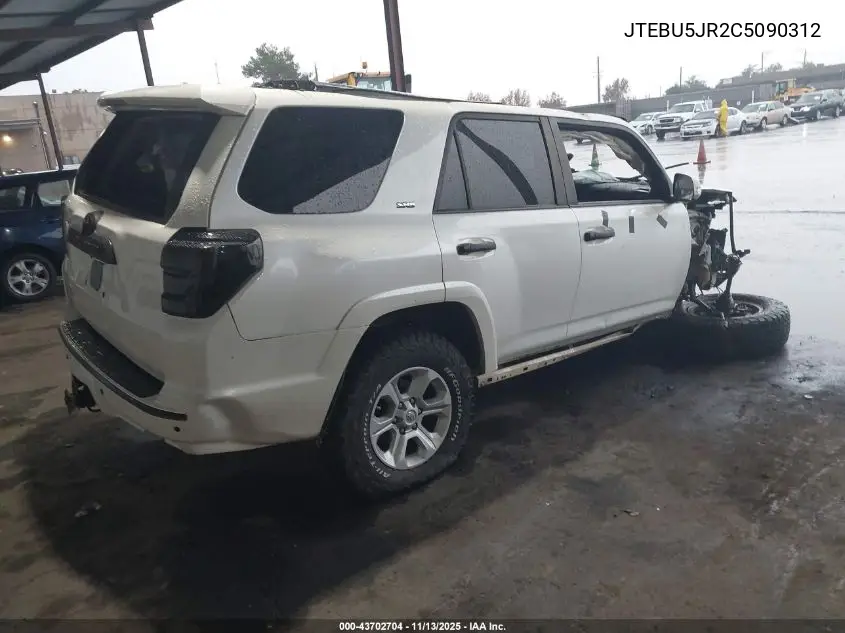 JTEBU5JR2C5090312 2012 Toyota 4Runner Sr5