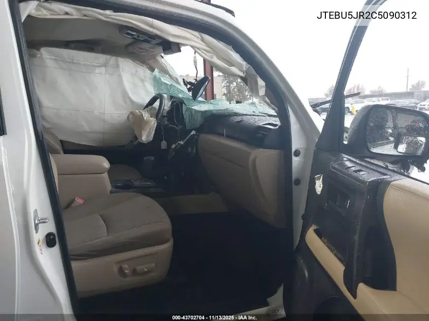 JTEBU5JR2C5090312 2012 Toyota 4Runner Sr5