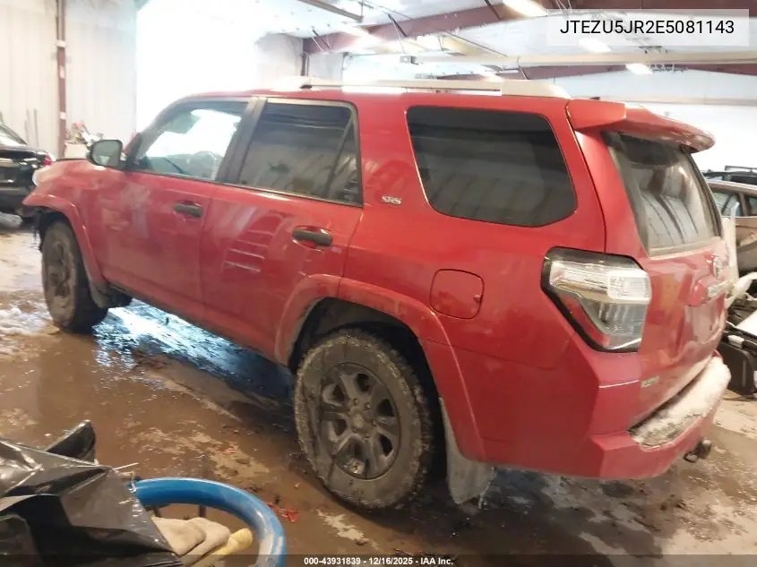 JTEZU5JR2E5081143 2014 Toyota 4Runner Sr5 Premium