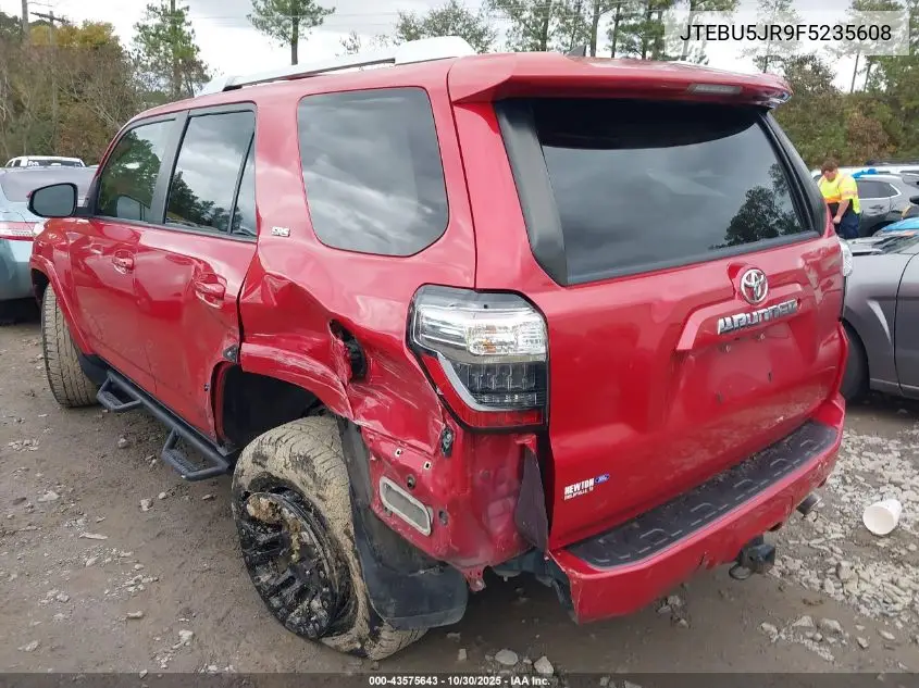 JTEBU5JR9F5235608 2015 Toyota 4Runner Sr5 Premium