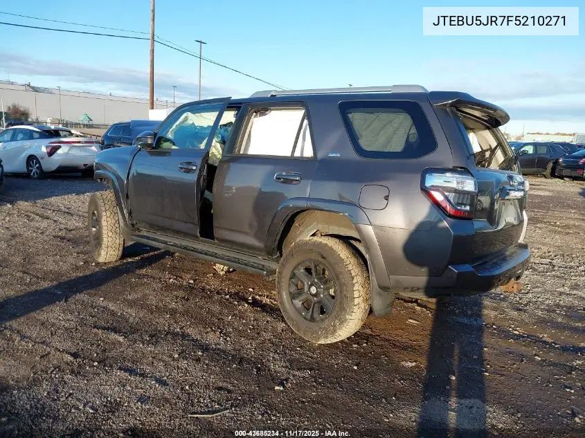 JTEBU5JR7F5210271 2015 Toyota 4Runner Sr5
