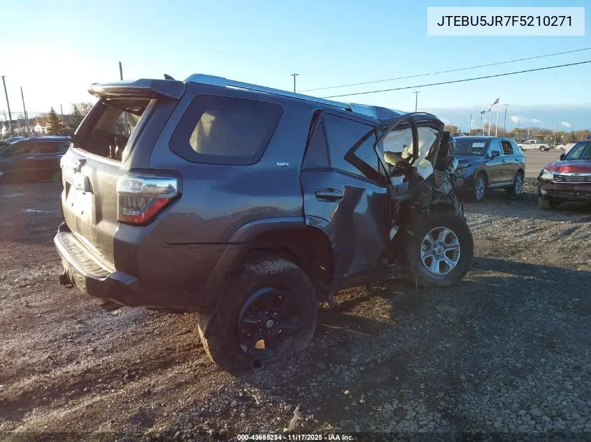 JTEBU5JR7F5210271 2015 Toyota 4Runner Sr5