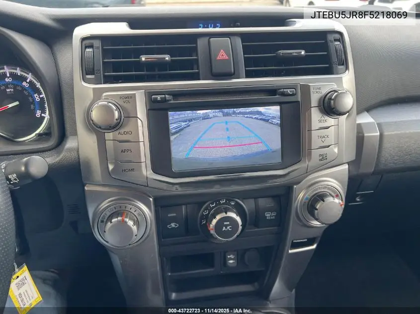 JTEBU5JR8F5218069 2015 Toyota 4Runner Sr5/Sr5 Premium