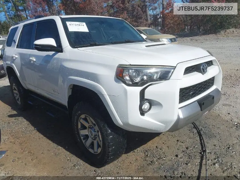 JTEBU5JR7F5239737 2015 Toyota 4Runner Trail Premium