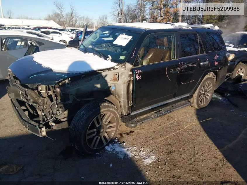 JTEBU5JR3F5209988 2015 Toyota 4Runner Limited