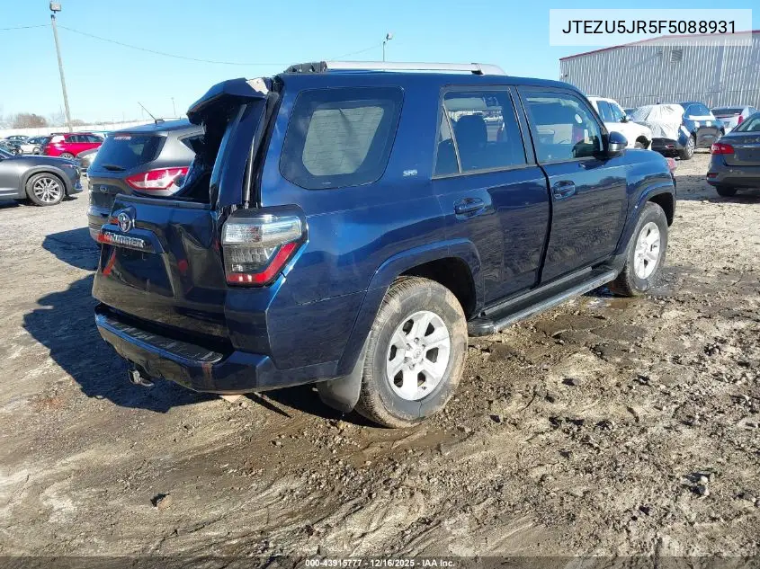 JTEZU5JR5F5088931 2015 Toyota 4Runner Sr5
