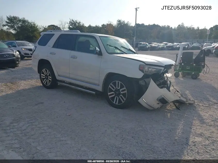 JTEZU5JR5F5093028 2015 Toyota 4Runner Limited