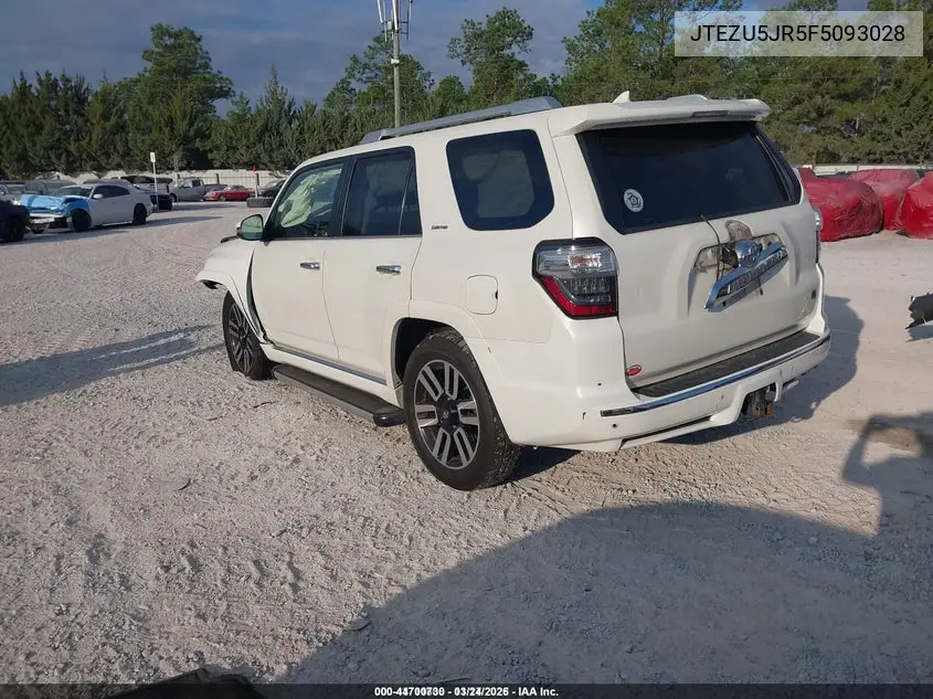JTEZU5JR5F5093028 2015 Toyota 4Runner Limited
