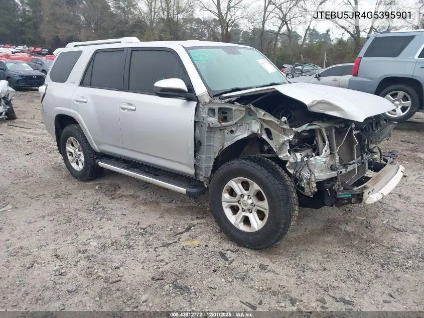 JTEBU5JR4G5395901 2016 Toyota 4Runner Sr5