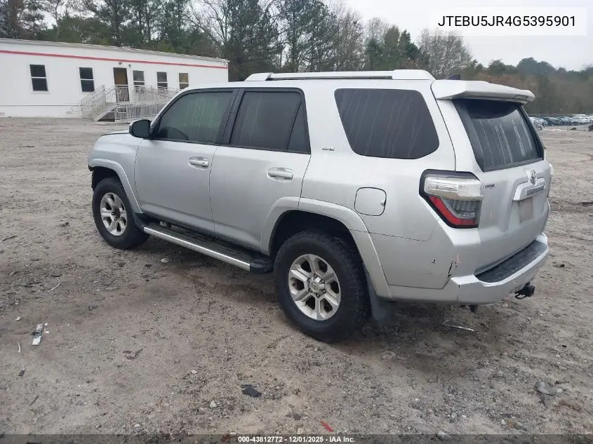 JTEBU5JR4G5395901 2016 Toyota 4Runner Sr5