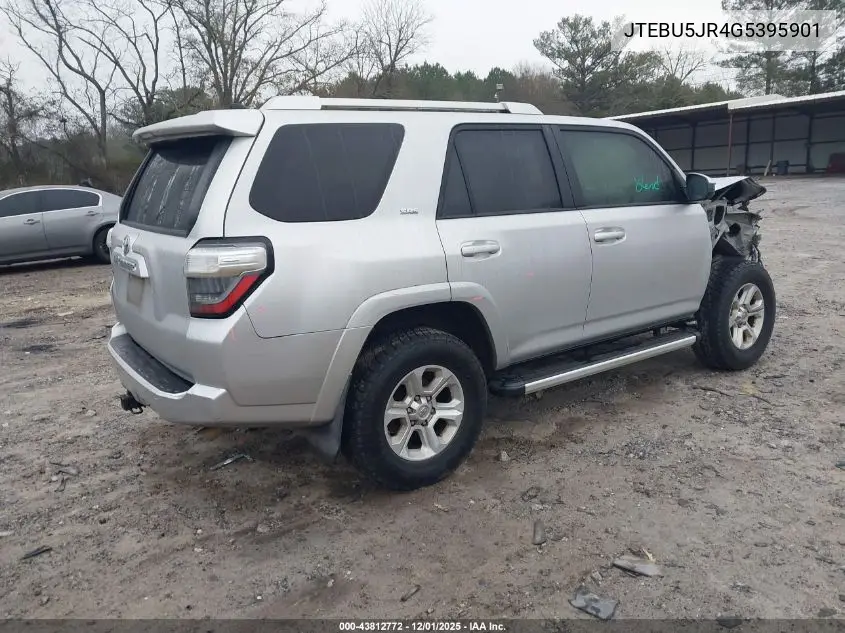 JTEBU5JR4G5395901 2016 Toyota 4Runner Sr5