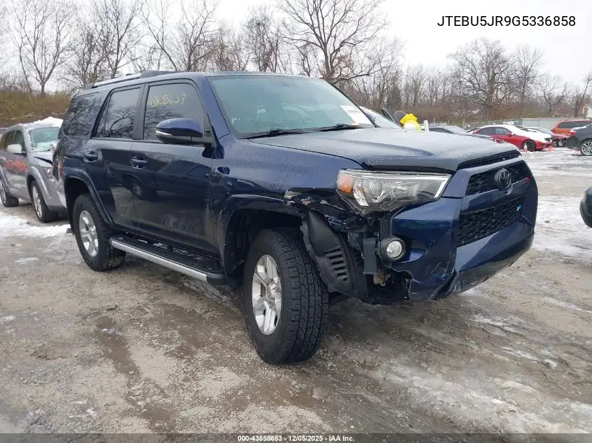 JTEBU5JR9G5336858 2016 Toyota 4Runner Sr5 Premium