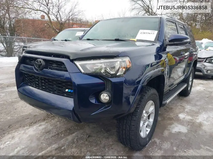 JTEBU5JR9G5336858 2016 Toyota 4Runner Sr5 Premium