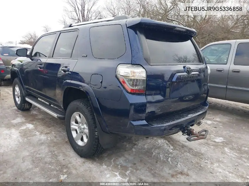 JTEBU5JR9G5336858 2016 Toyota 4Runner Sr5 Premium