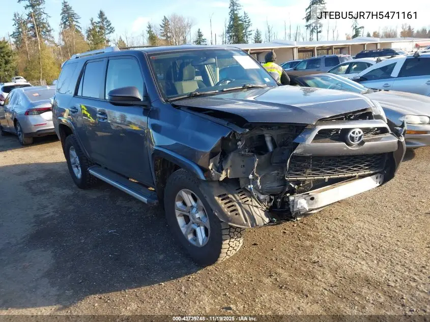 JTEBU5JR7H5471161 2017 Toyota 4Runner Sr5