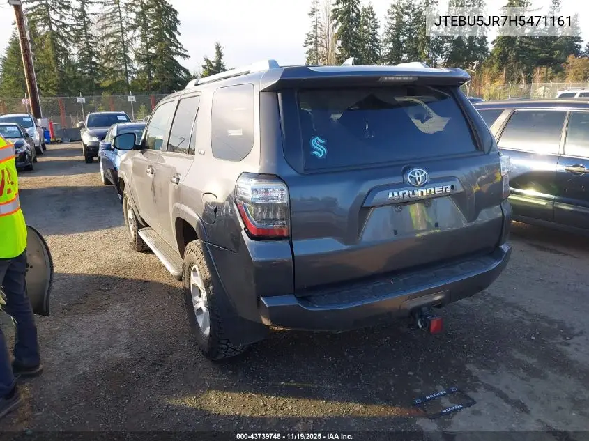 JTEBU5JR7H5471161 2017 Toyota 4Runner Sr5