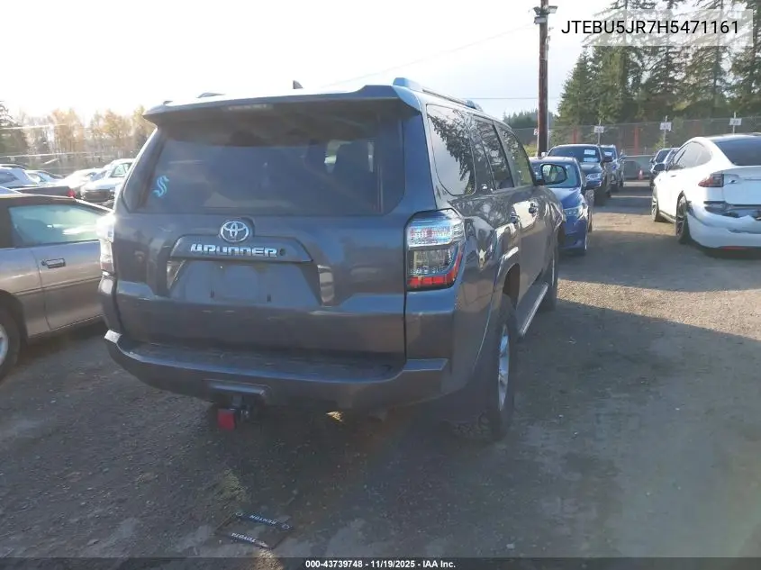 JTEBU5JR7H5471161 2017 Toyota 4Runner Sr5