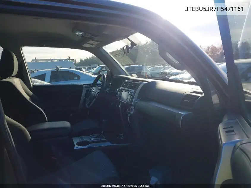 JTEBU5JR7H5471161 2017 Toyota 4Runner Sr5