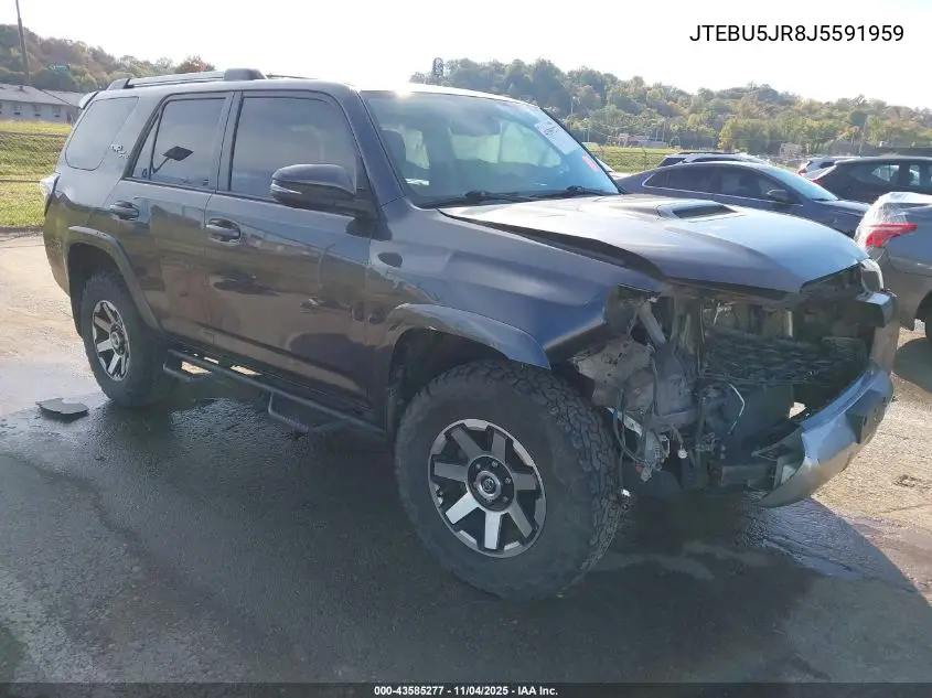 JTEBU5JR8J5591959 2018 Toyota 4Runner Trd Off Road Premium