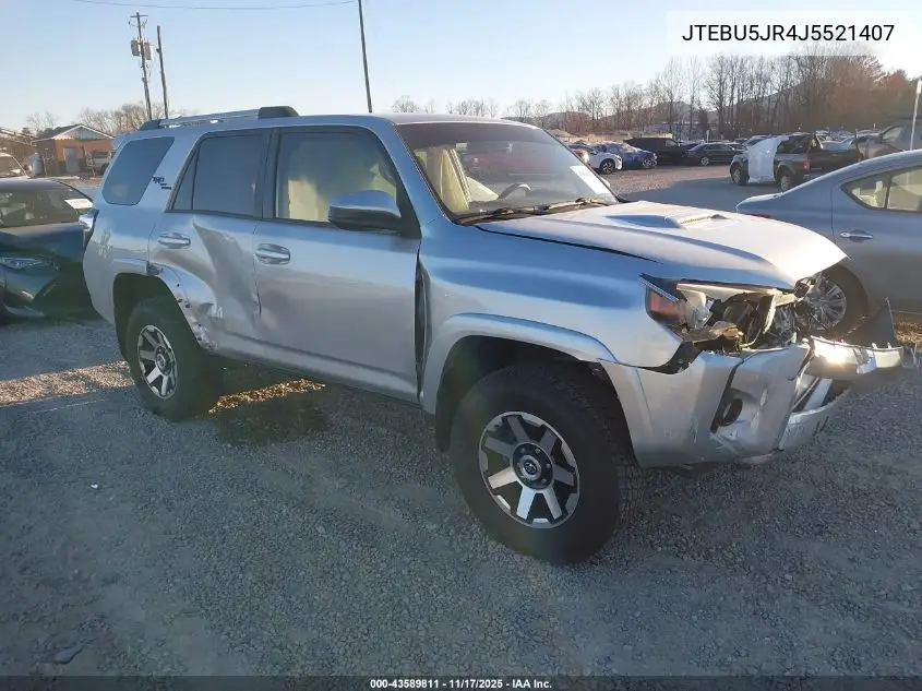 JTEBU5JR4J5521407 2018 Toyota 4Runner Trd Off Road