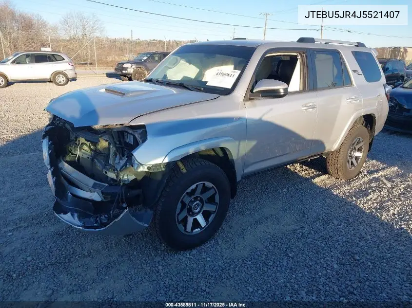 JTEBU5JR4J5521407 2018 Toyota 4Runner Trd Off Road