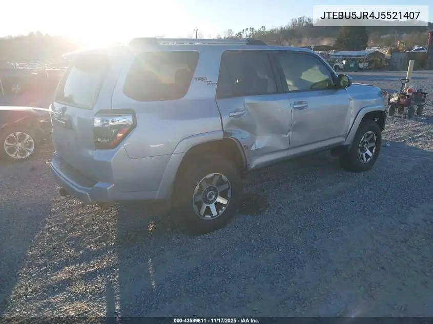 JTEBU5JR4J5521407 2018 Toyota 4Runner Trd Off Road