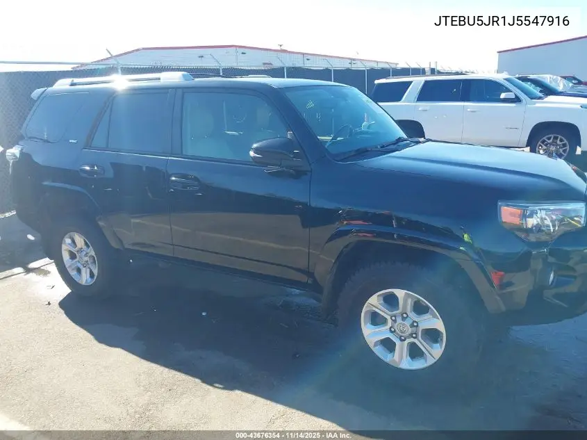 JTEBU5JR1J5547916 2018 Toyota 4Runner Sr5 Premium