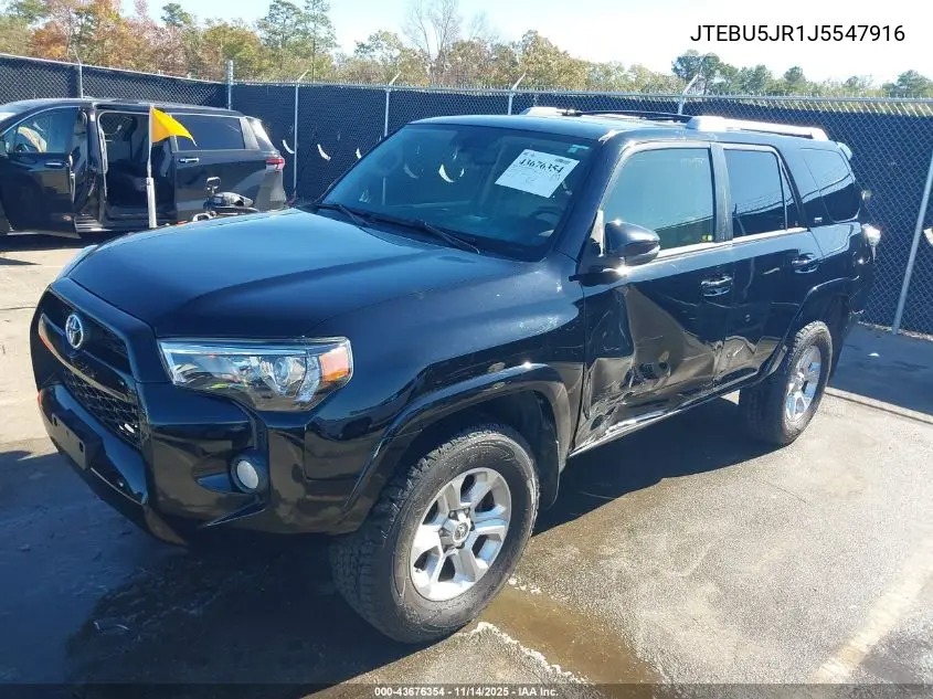 JTEBU5JR1J5547916 2018 Toyota 4Runner Sr5 Premium