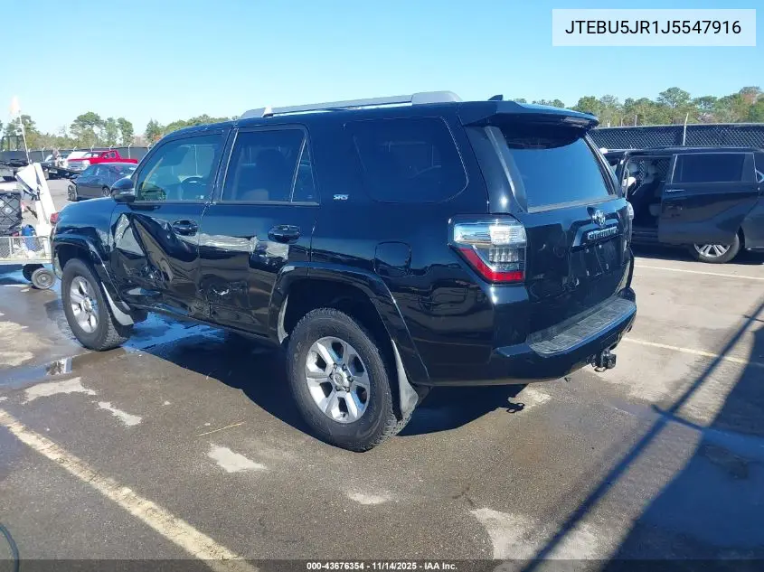 JTEBU5JR1J5547916 2018 Toyota 4Runner Sr5 Premium