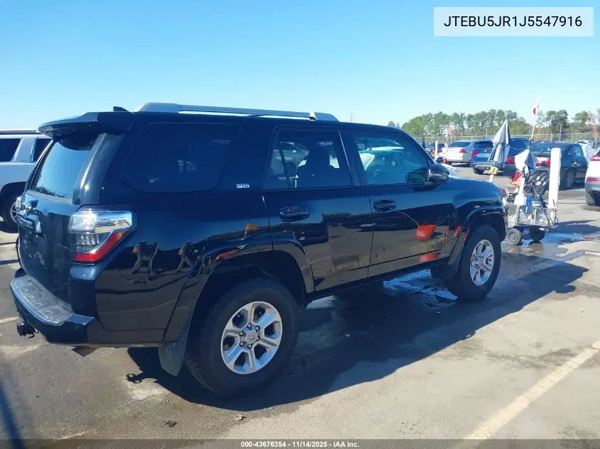 JTEBU5JR1J5547916 2018 Toyota 4Runner Sr5 Premium