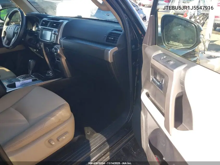 JTEBU5JR1J5547916 2018 Toyota 4Runner Sr5 Premium