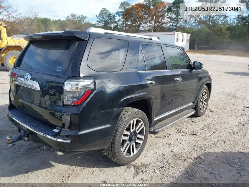 JTEZU5JR2J5173041 2018 Toyota 4Runner Limited