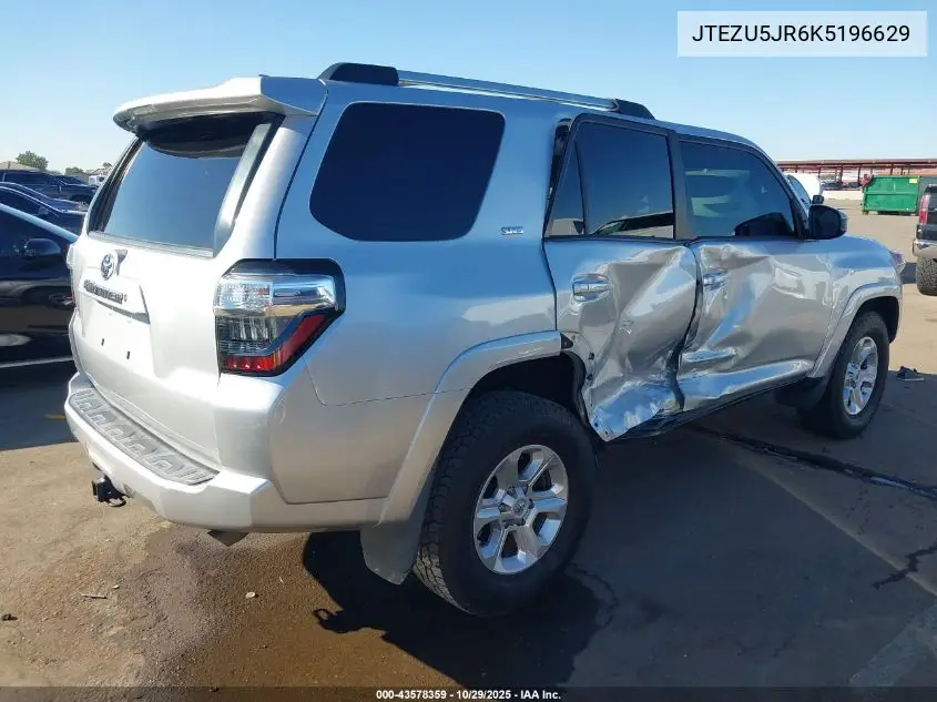 JTEZU5JR6K5196629 2019 Toyota 4Runner Sr5