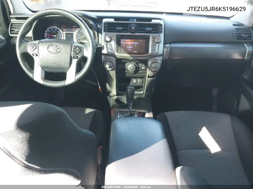 JTEZU5JR6K5196629 2019 Toyota 4Runner Sr5
