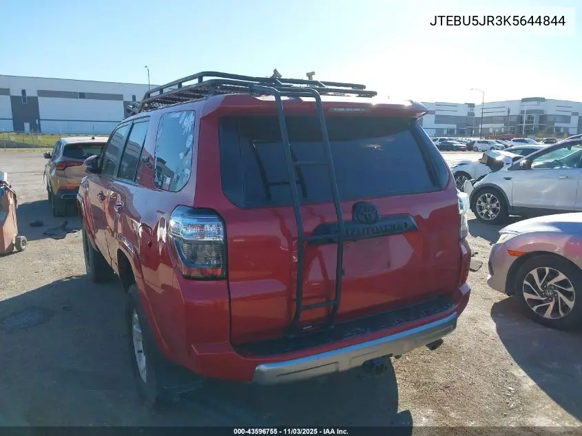 JTEBU5JR3K5644844 2019 Toyota 4Runner Trd Off Road Premium
